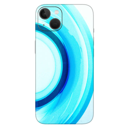 Apple iPhone Skins (All Models) - The Blue Curve - 3D Embossed Finish (L-244) iPhone 13