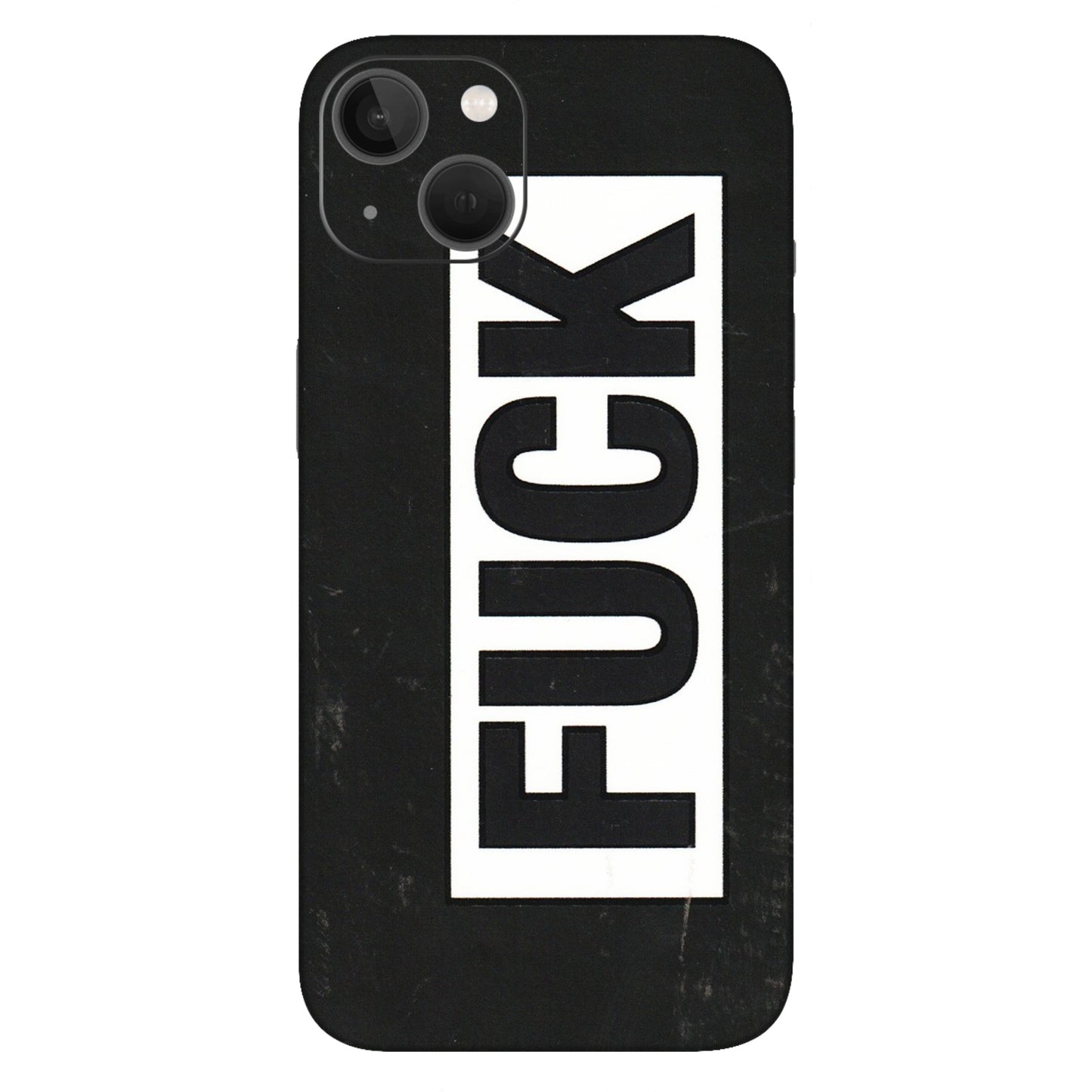 Apple iPhone Skins (All Models) - The F Word - 3D Embossed Finish (L-255) iPhone 13