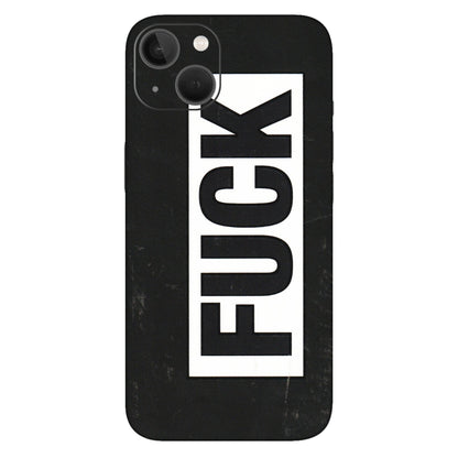 Apple iPhone Skins (All Models) - The F Word - 3D Embossed Finish (L-255) iPhone 13