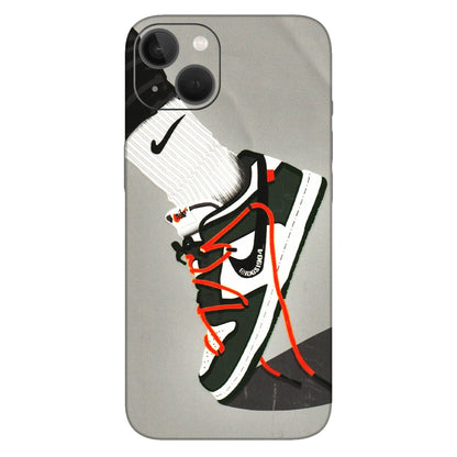 Apple iPhone Skins (All Models) - New Grey Sneaker - 3D Embossed Finish (L-261) iPhone 13