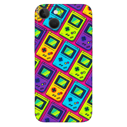 Apple iPhone Skins (All Models) - Gameboy Colourful - 3D Embossed Finish (L-266) iPhone 13