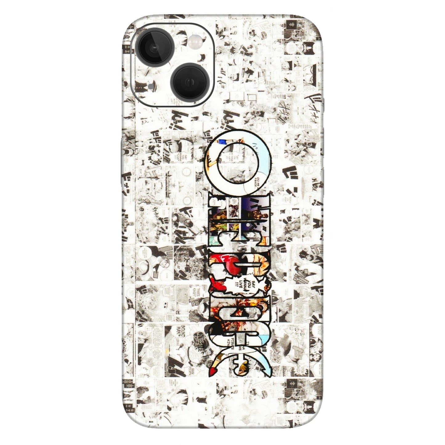 Apple iPhone Skins (All Models) - One Piece Manga - 3D Embossed Finish (L-26) iPhone 13