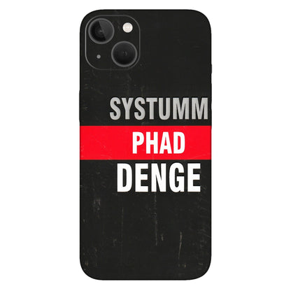 Apple iPhone Skins (All Models) - Systumm Phad Denge - 3D Embossed Finish (L-278) iPhone 13