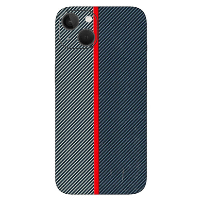 Apple iPhone Skins (All Models) - Blue Sober Lines - 3D Embossed Finish (L-305) iPhone 13