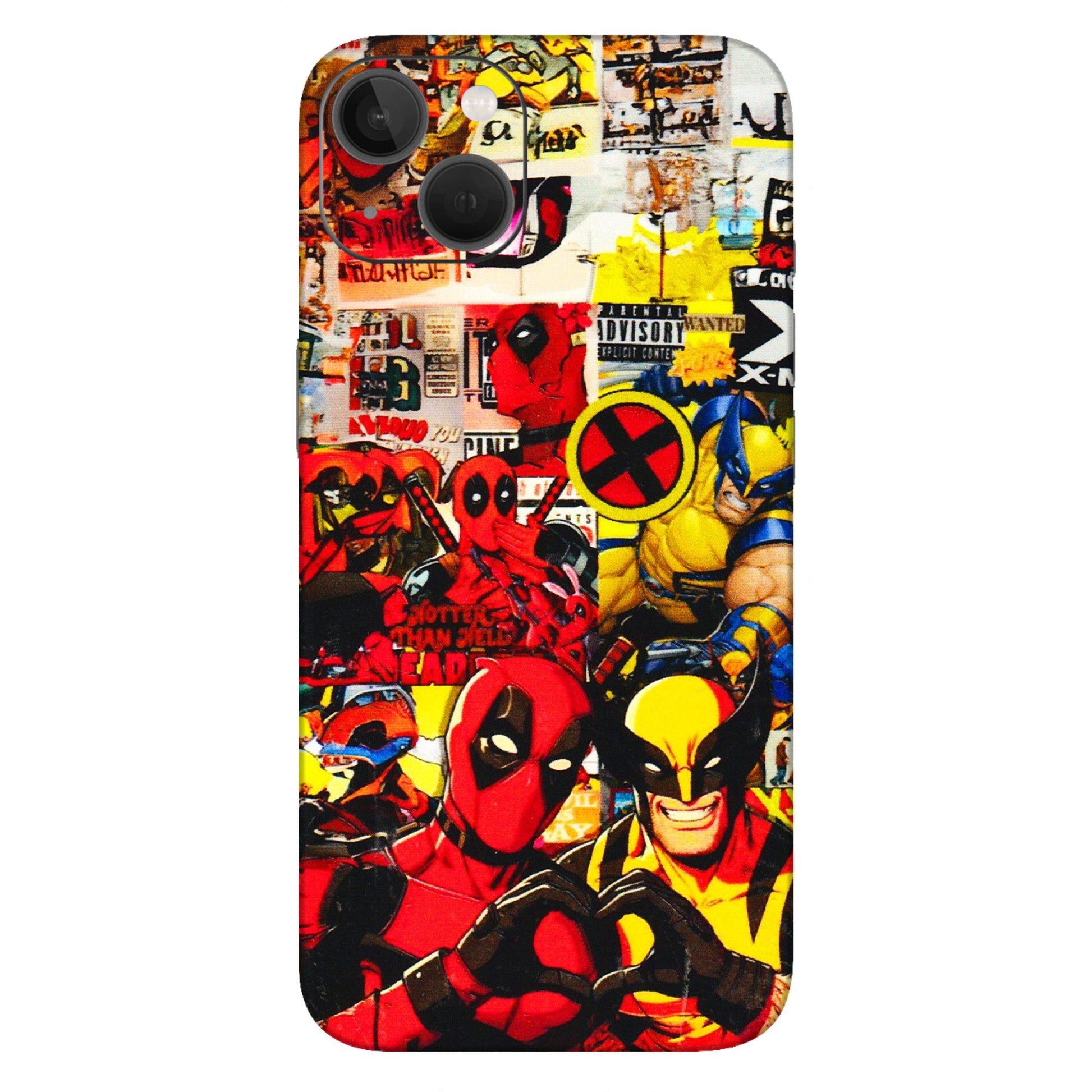 Apple iPhone Skins (All Models) - Spidy Wolverine - 3D Embossed Finish (L-310) iPhone 13