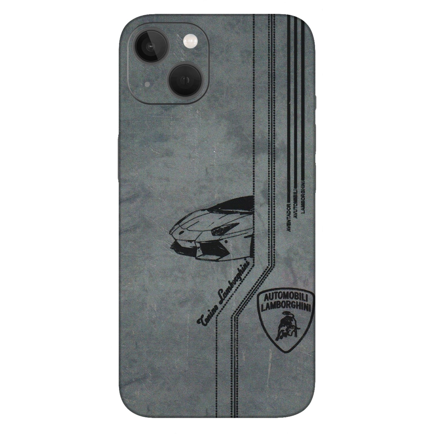 Apple iPhone Skins (All Models) - New Lamborgini Aventador - 3D Embossed Finish (L-321) iPhone 13