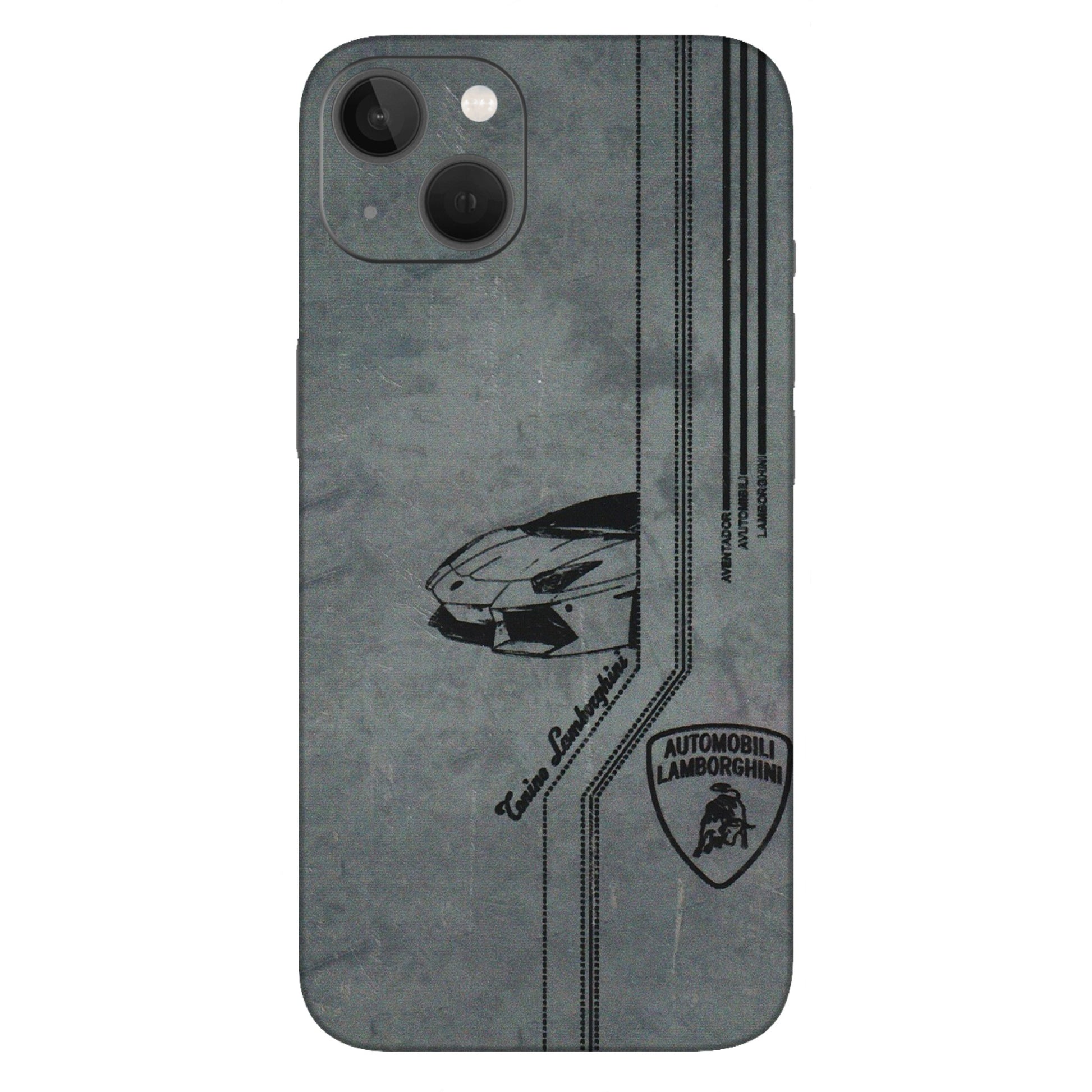 Apple iPhone Skins (All Models) - New Lamborgini Aventador - 3D Embossed Finish (L-321) iPhone 13