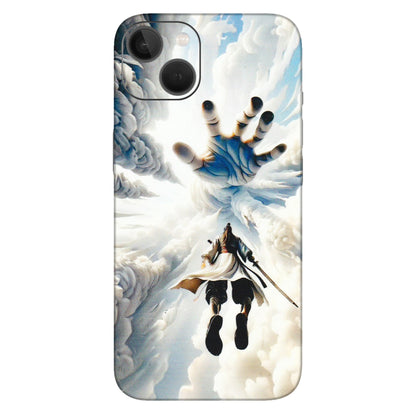 Apple iPhone Skins (All Models) - Big Hand With Monkey King - 3D Embossed Finish (L-323) iPhone 13