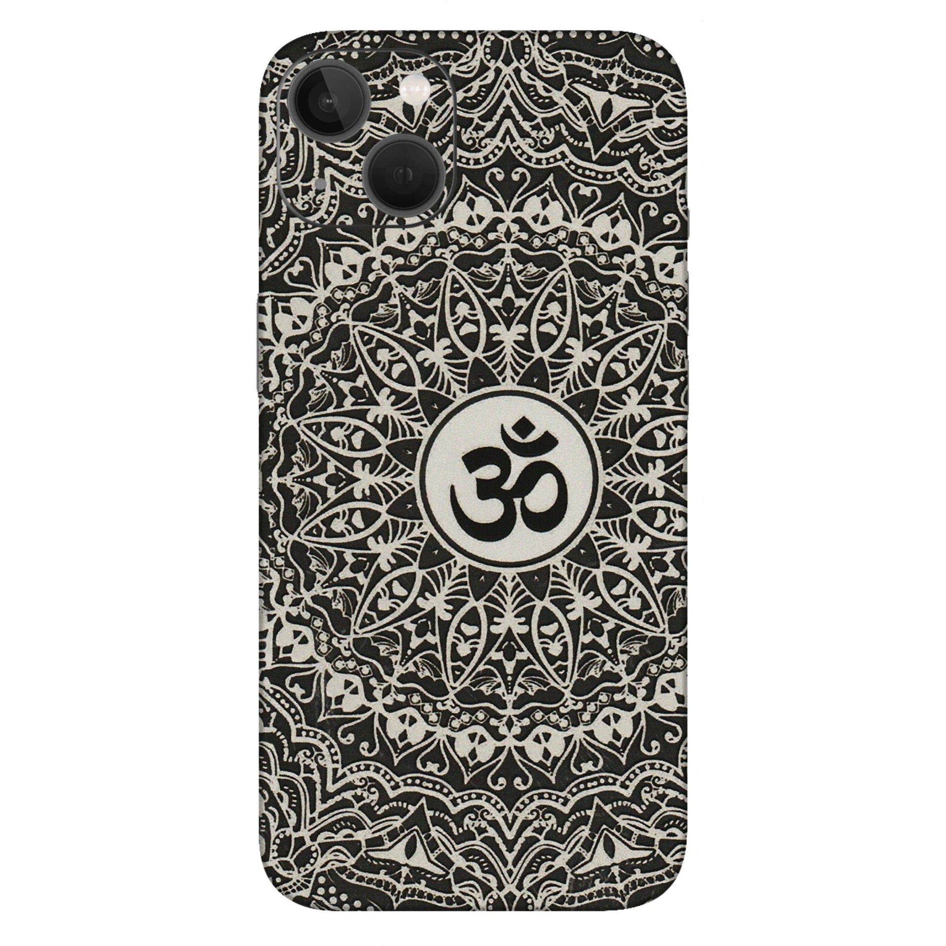 Apple iPhone Skins (All Models) - Aum Elegant Mandala - 3D Embossed Finish (L-62) iPhone 13