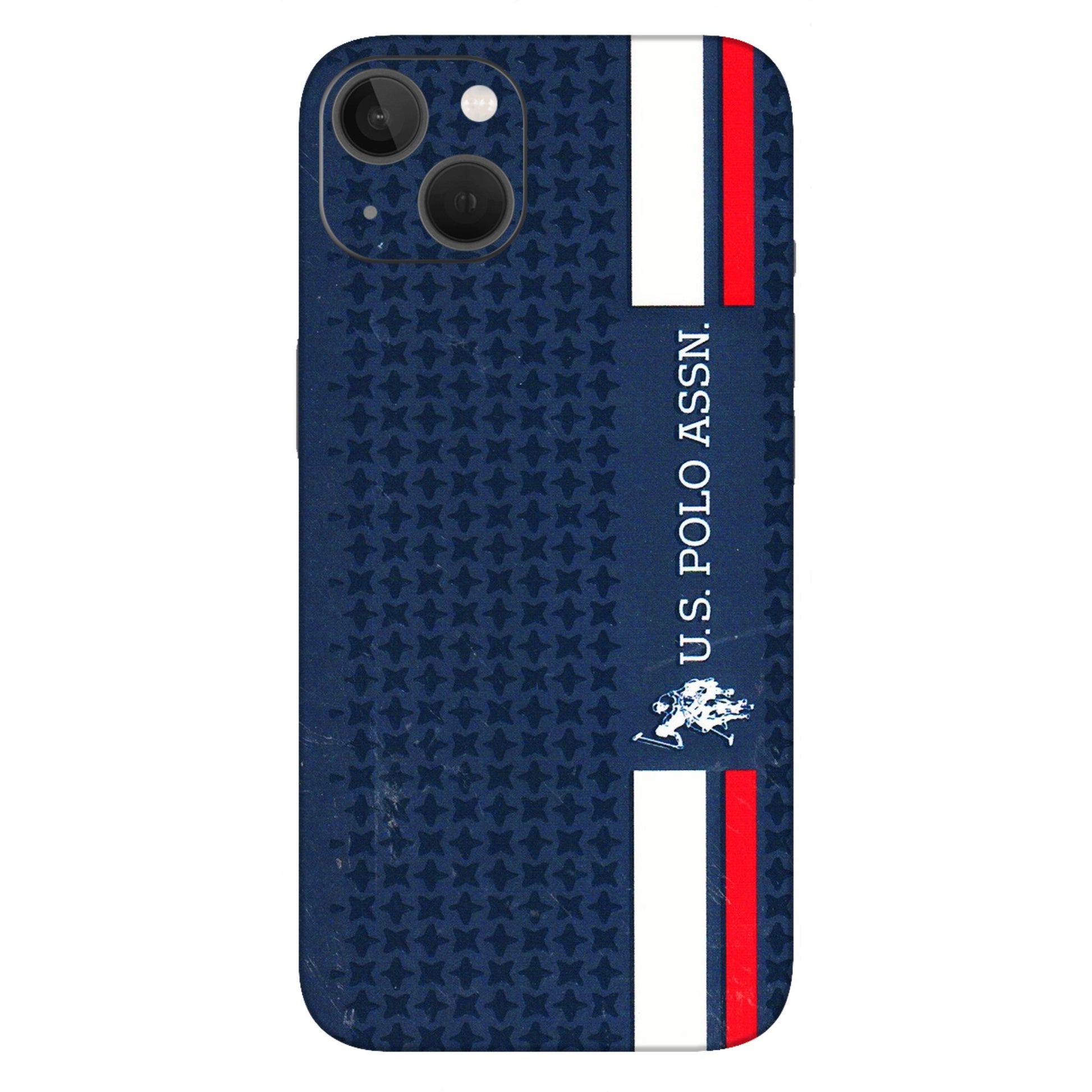 Apple iPhone Skins (All Models) - US POLO Designer Brand - 3D Embossed Finish (L-65) iPhone 13