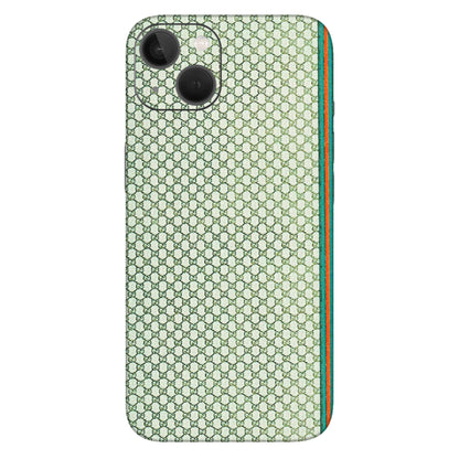 Apple iPhone Skins (All Models) - Gucci Fabric Pattern - 3D Embossed Finish (L-73) iPhone 13