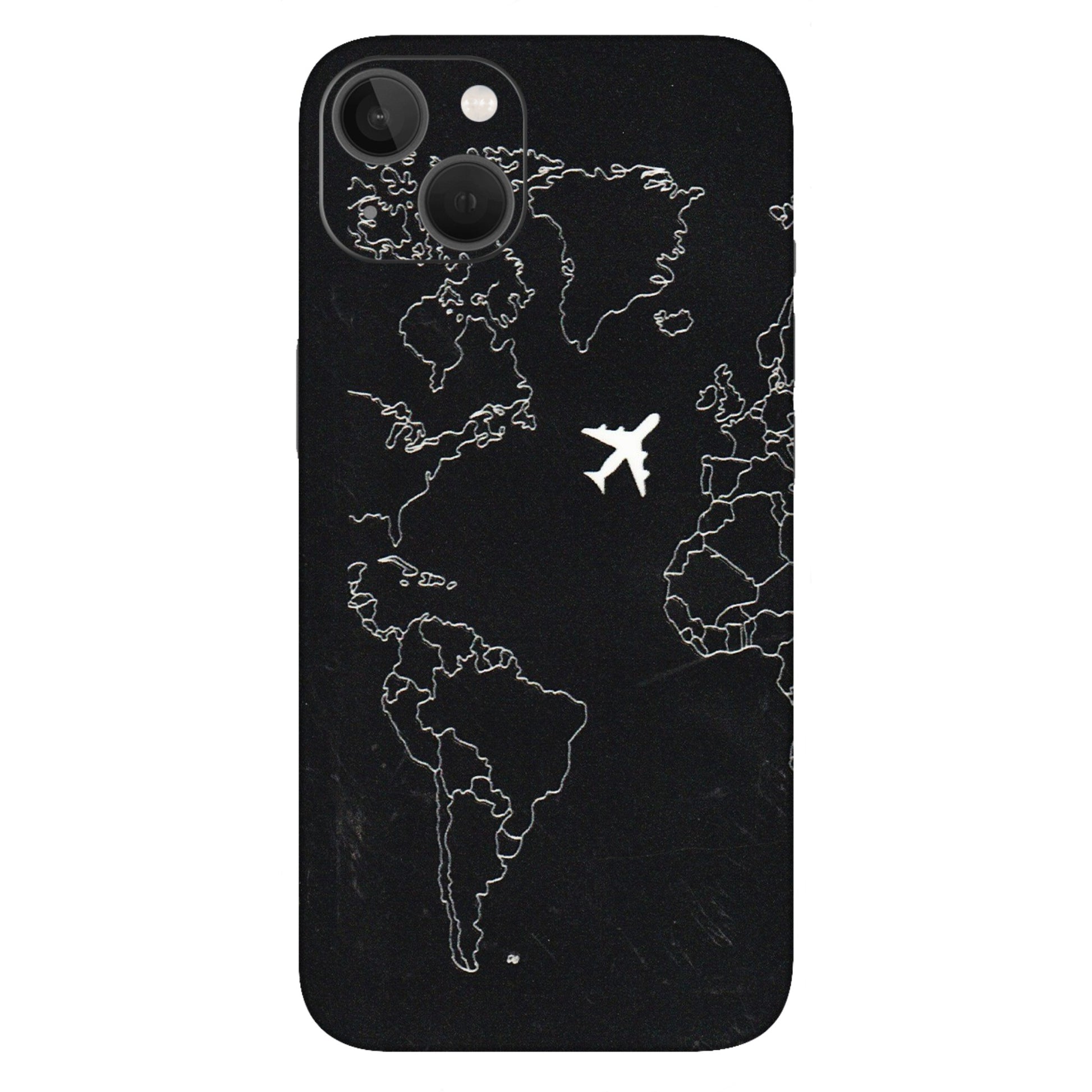 Apple iPhone Skins (All Models) - Never Ending Travel - 3D Embossed Finish (L-79) iPhone 13