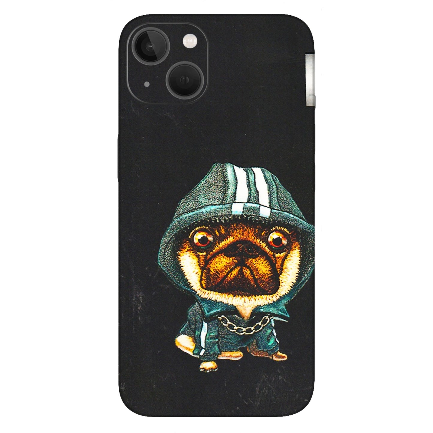 Apple iPhone Skins (All Models) - Puppy N Hoodie - 3D Embossed Finish (L-90) iPhone 13