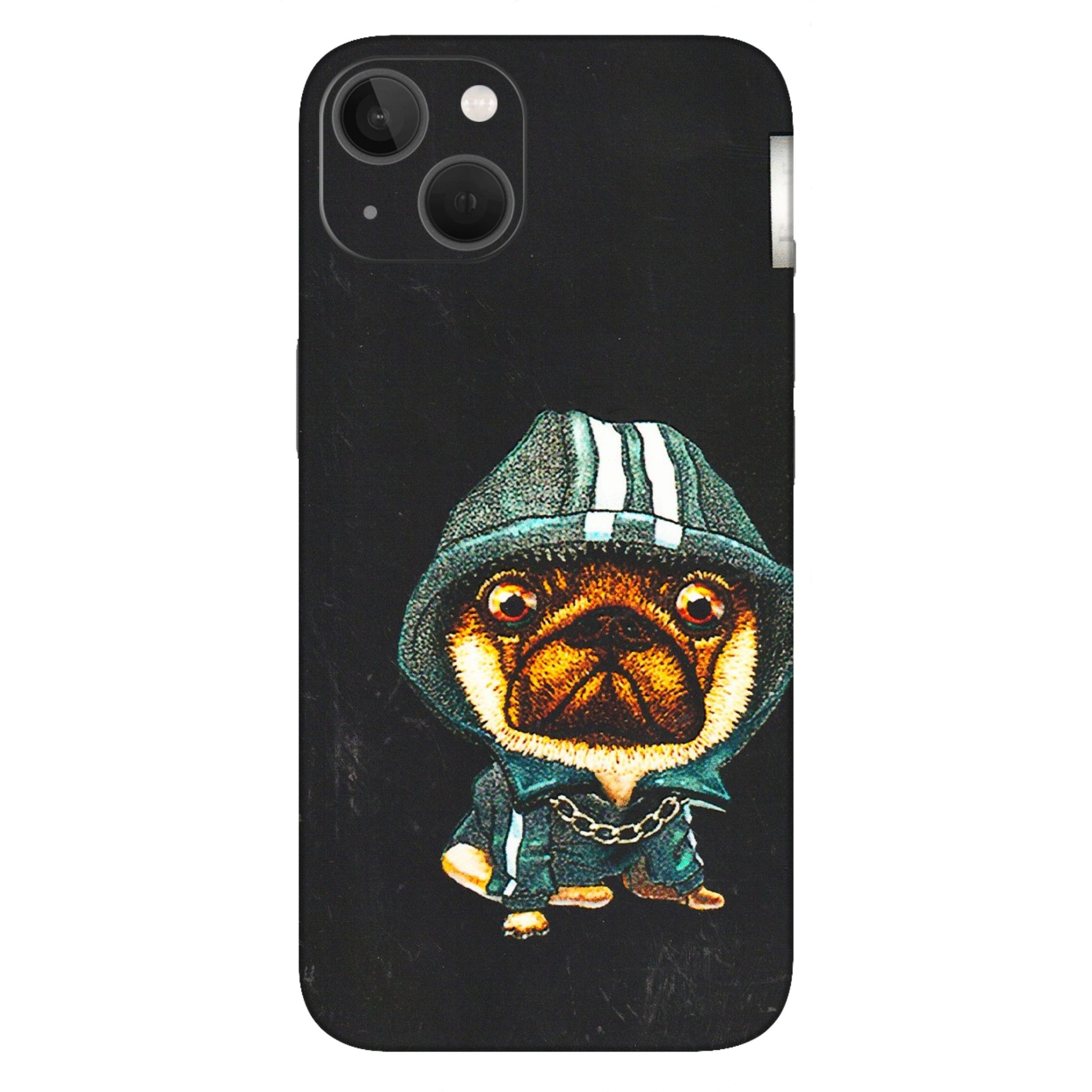 Apple iPhone Skins (All Models) - Puppy N Hoodie - 3D Embossed Finish (L-90) iPhone 13