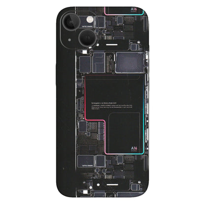 Apple iPhone Skins (All Models) - Motherboard Circuit Layout - Matte Finish (M-117) iPhone 13