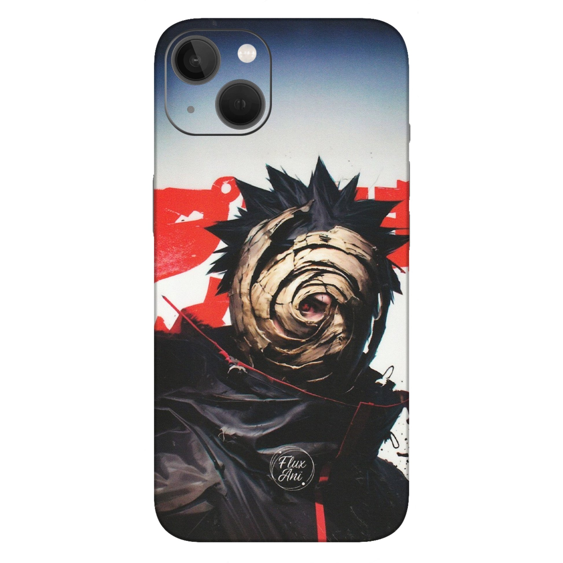 Apple iPhone Skins (All Models) - Obito Uchiha Cool Anime - Matte Finish (M-134) iPhone 13