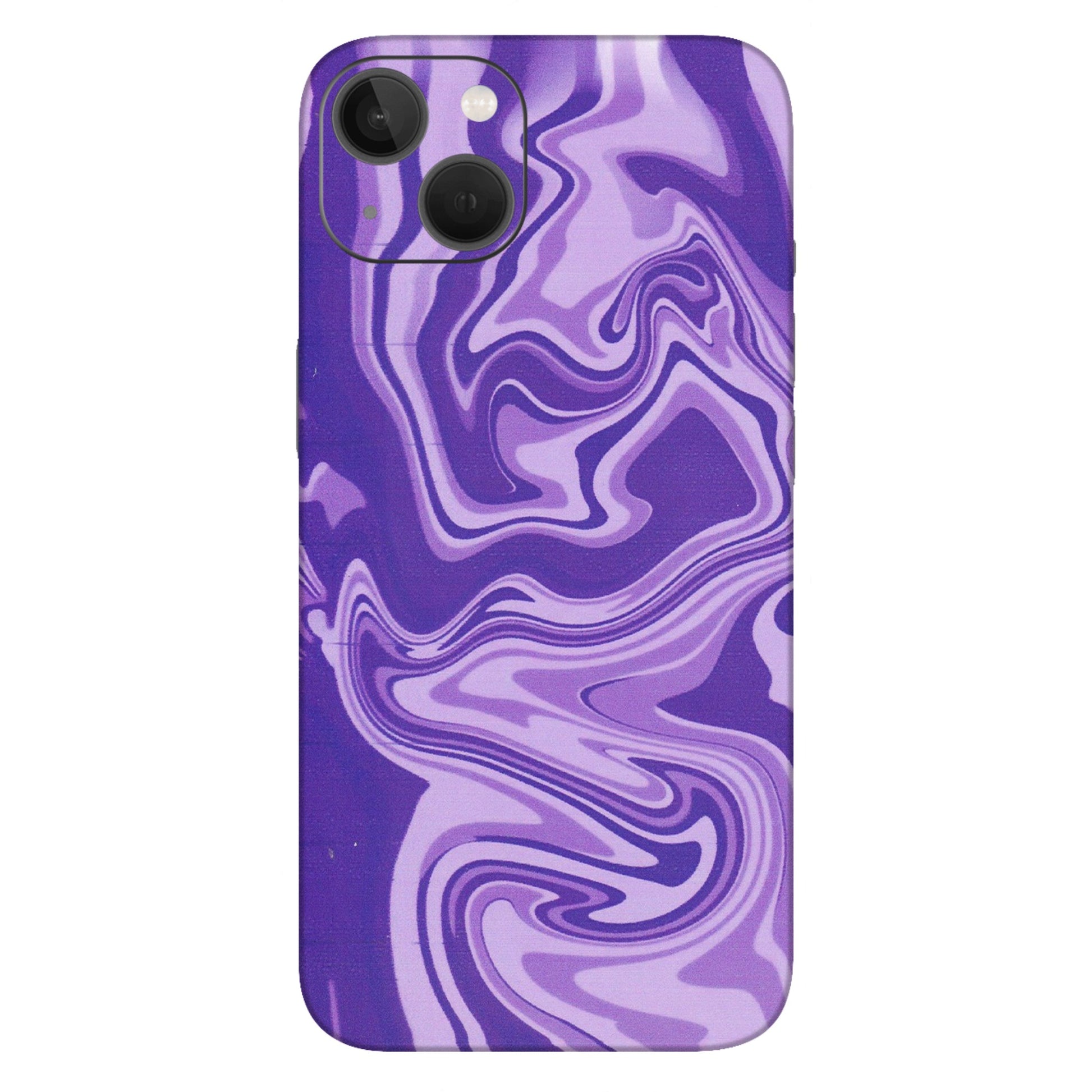 Apple iPhone Skins (All Models) - Hazy Purple Nights - Matte Finish (M-14) iPhone 13