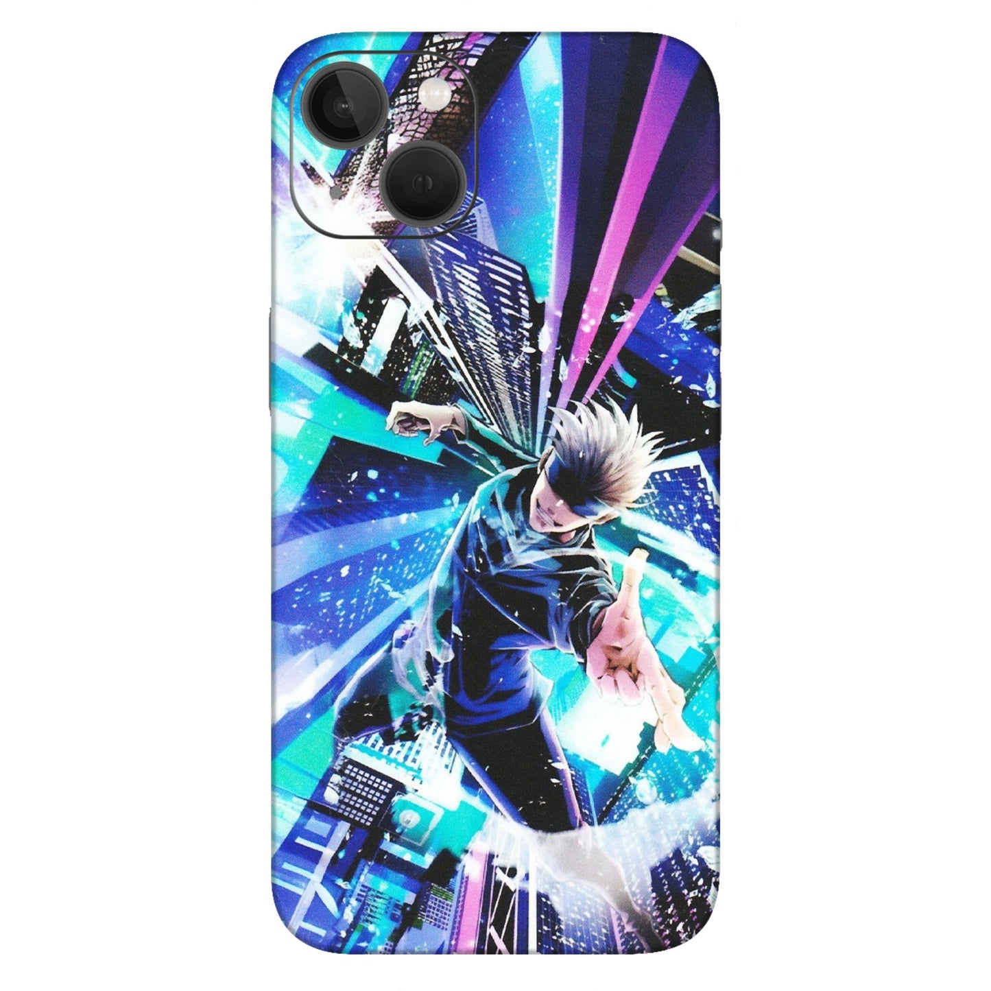 Apple iPhone Skins (All Models) - Manga Action Jujustu Kaisen Anime - Matte Finish (M-155) iPhone 13