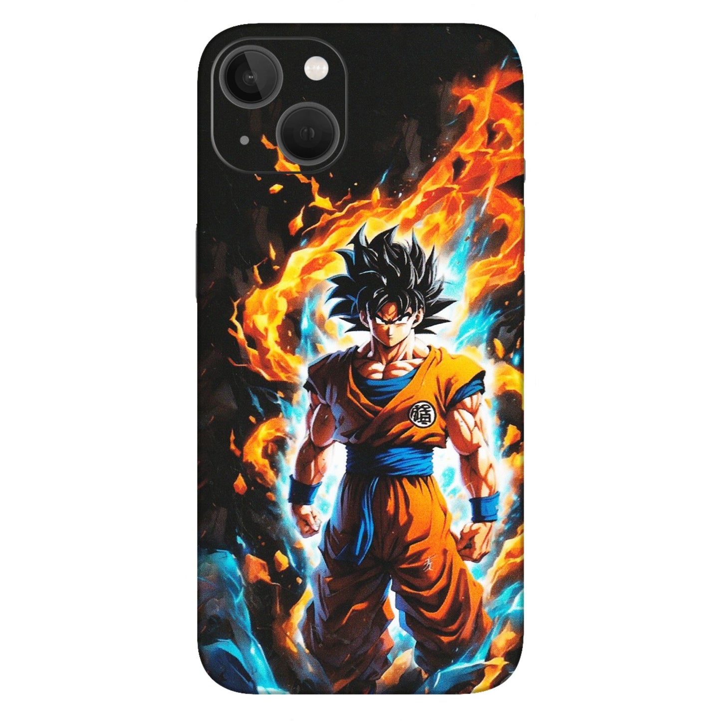 Apple iPhone Skins (All Models) - Goku Transformation Anime - Matte Finish (M-159) iPhone 13