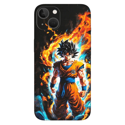 Apple iPhone Skins (All Models) - Goku Transformation Anime - Matte Finish (M-159) iPhone 13