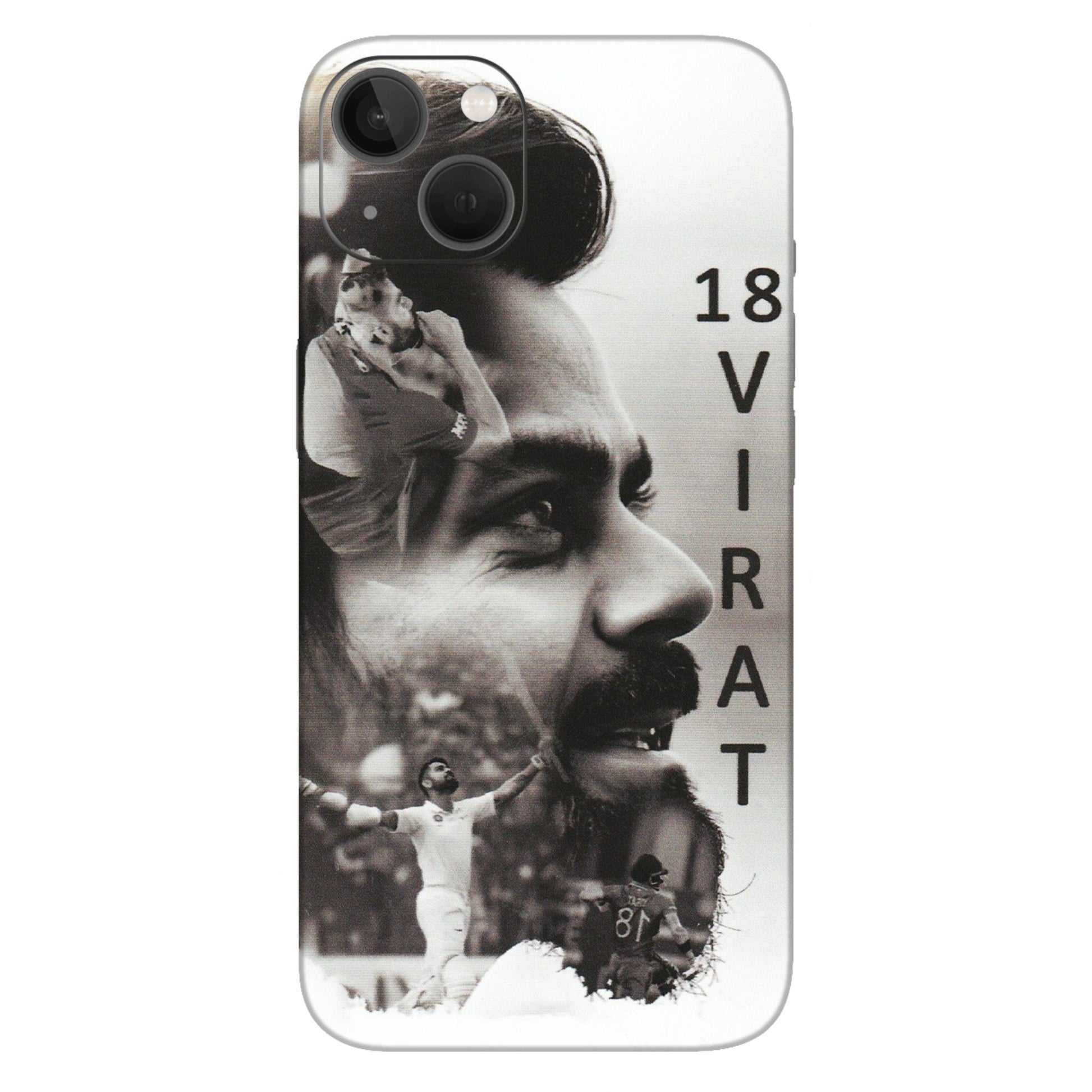 Apple iPhone Skins (All Models) - Virat Kohli Cricketer - Matte Finish (M-163) iPhone 13