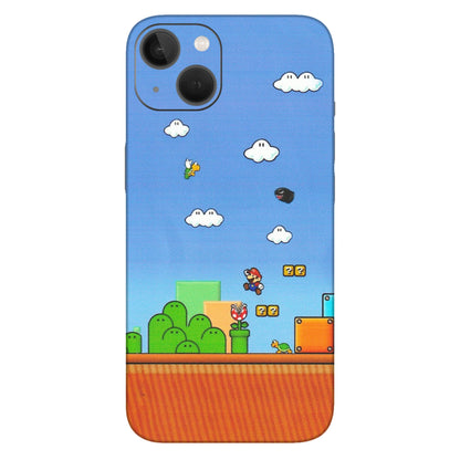 Apple iPhone Skins (All Models) - Mario Game Scene - Matte Finish (M-24) iPhone 13