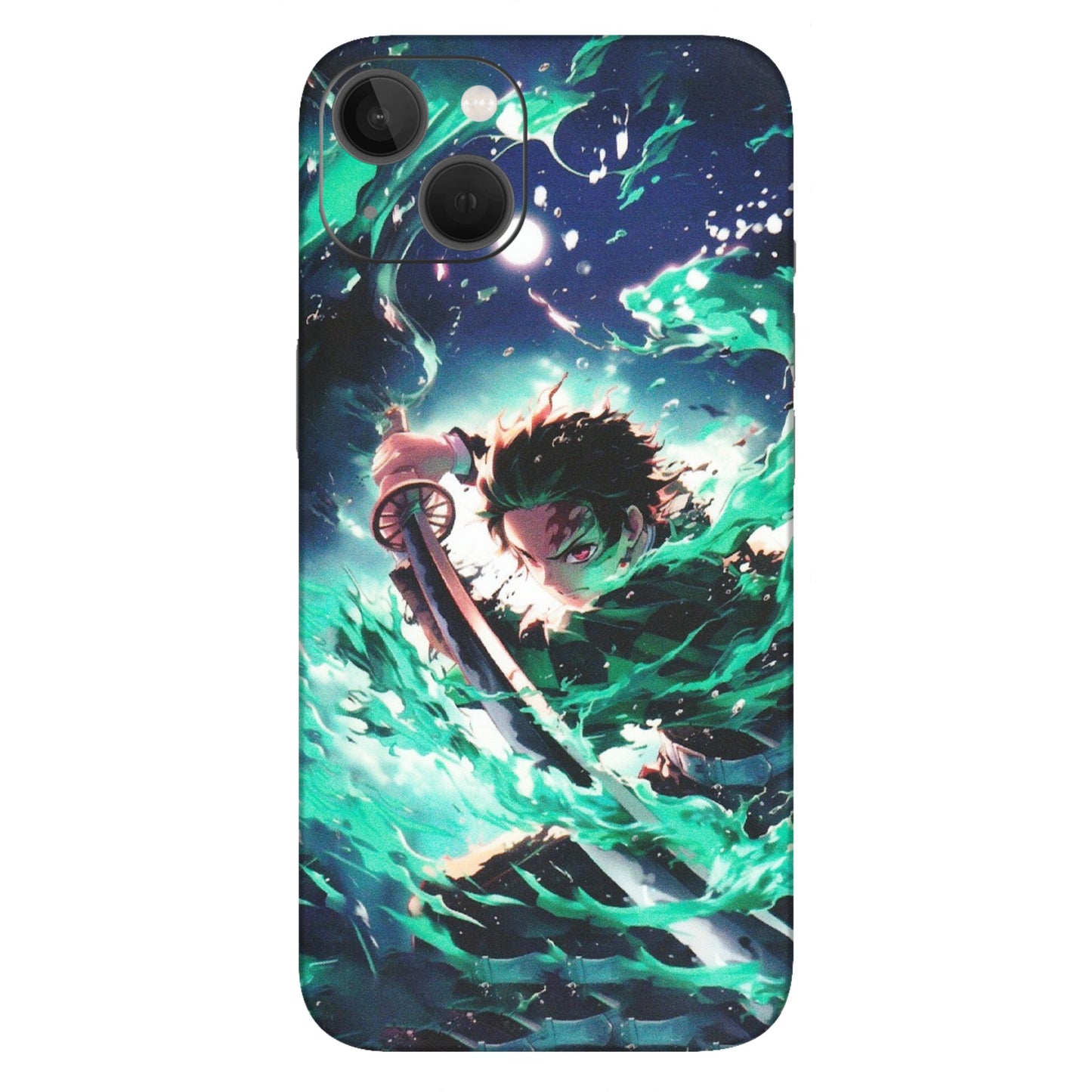 Apple iPhone Skins (All Models) - Sword Fighter Anime - Matte Finish (M-29) iPhone 13