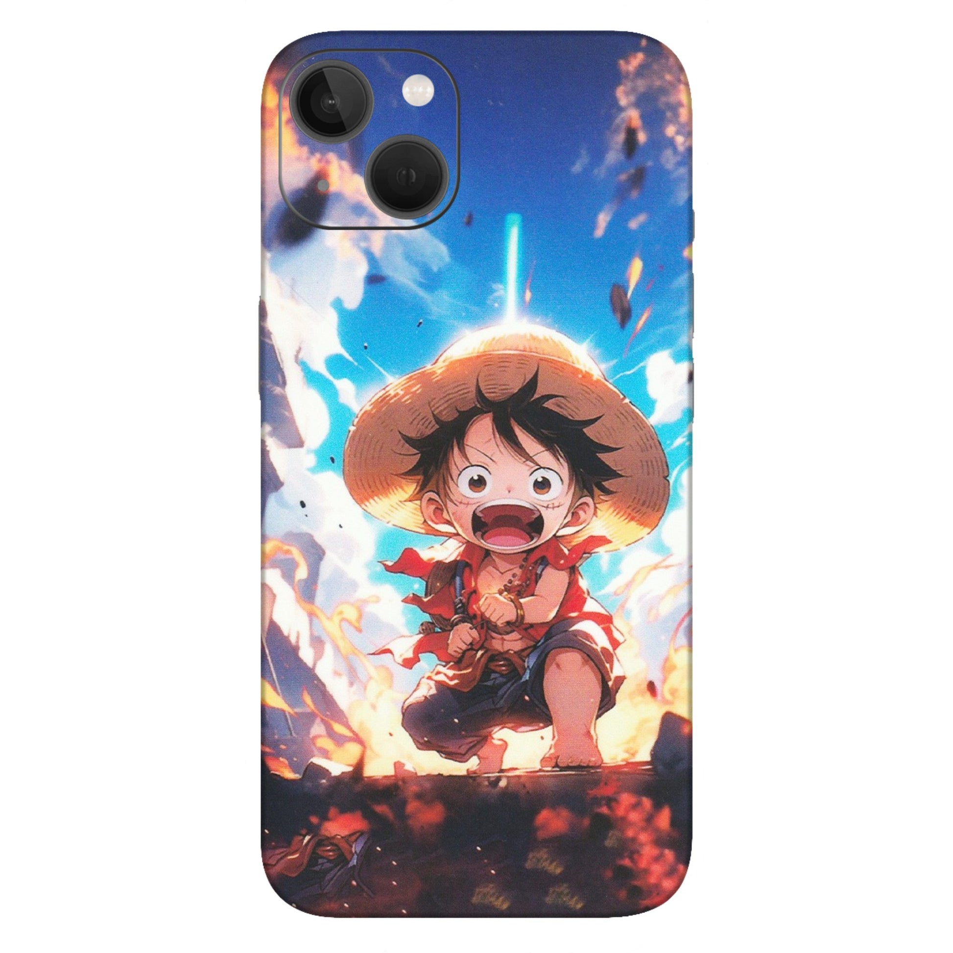 Apple iPhone Skins (All Models) - Toon One Piece Cute Character - Matte Finish (M-35) iPhone 13