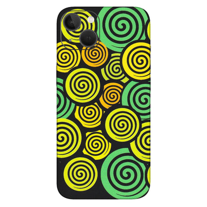 Apple iPhone Skins (All Models) - Crazy Spiral - Matte Finish (M-91) iPhone 13