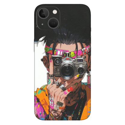 Apple iPhone Skins (All Models) - Camera Lover Girl - Matte Finish (M-09) iPhone 13