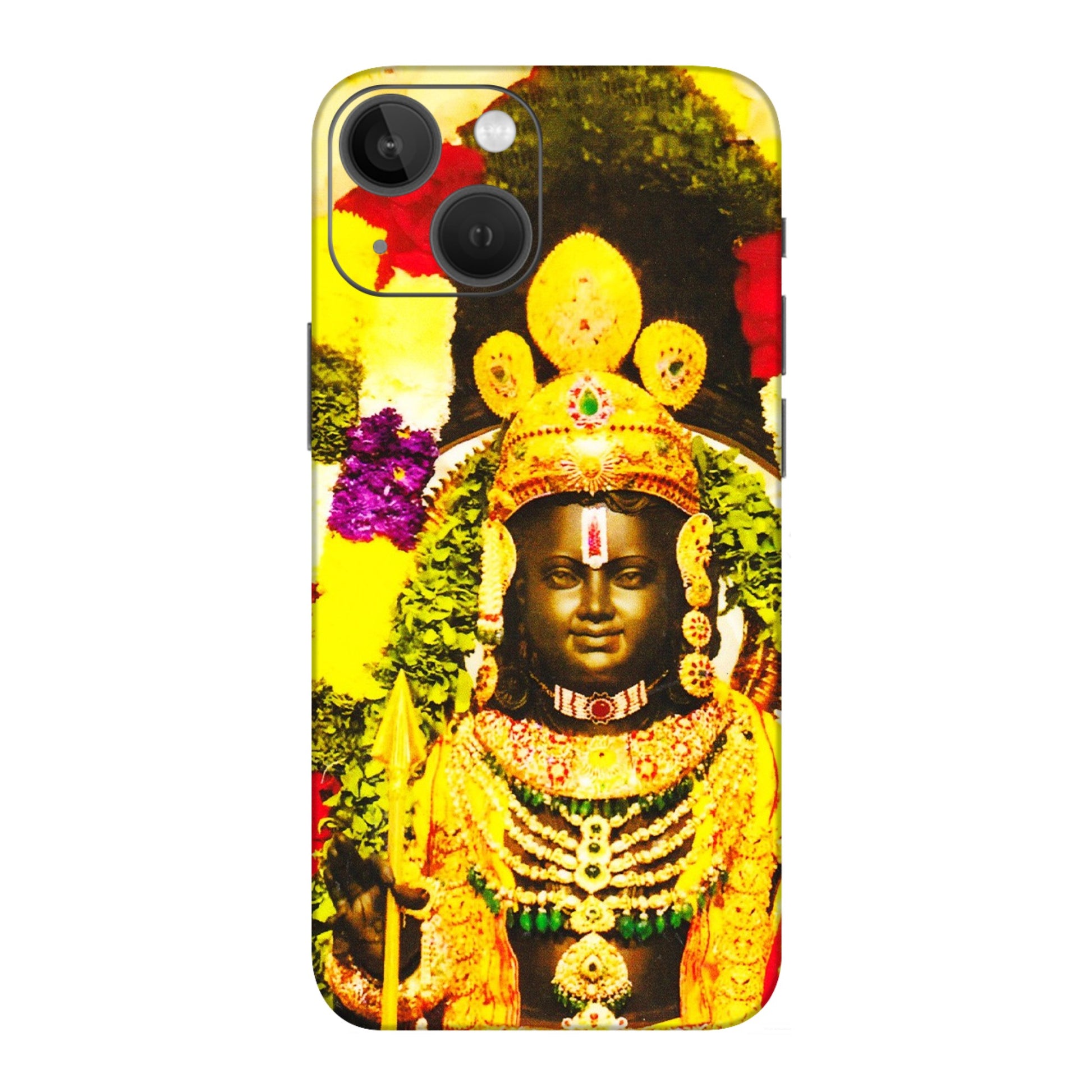 Apple iPhone Skins (All Models) - Ram Lalla Ayodhya - 3D Embossed Finish (L-103) iPhone 13 Mini