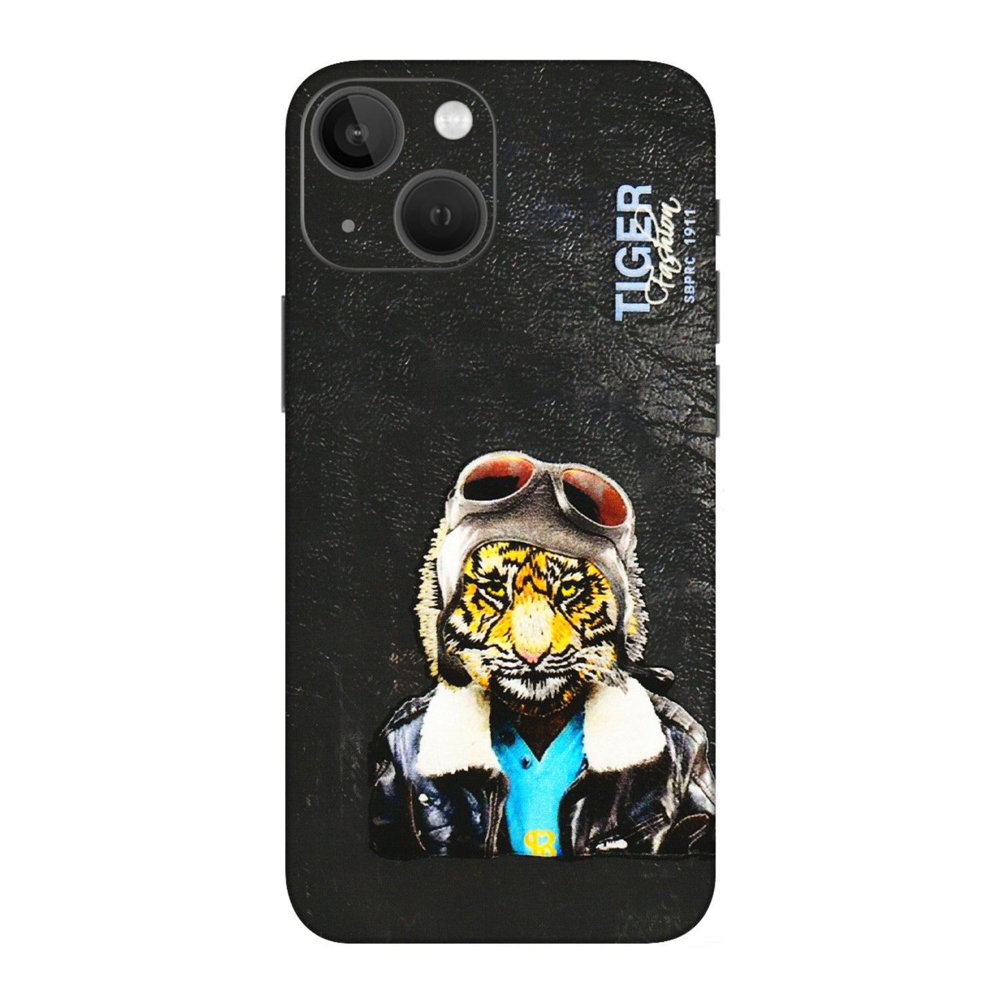 Apple iPhone Skins (All Models) - Rider Tiger - 3D Embossed Finish (L-113) iPhone 13 Mini