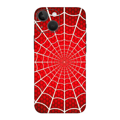 Apple iPhone Skins (All Models) - Classic Spidey Web - 3D Embossed Finish (L-115) iPhone 13 Mini