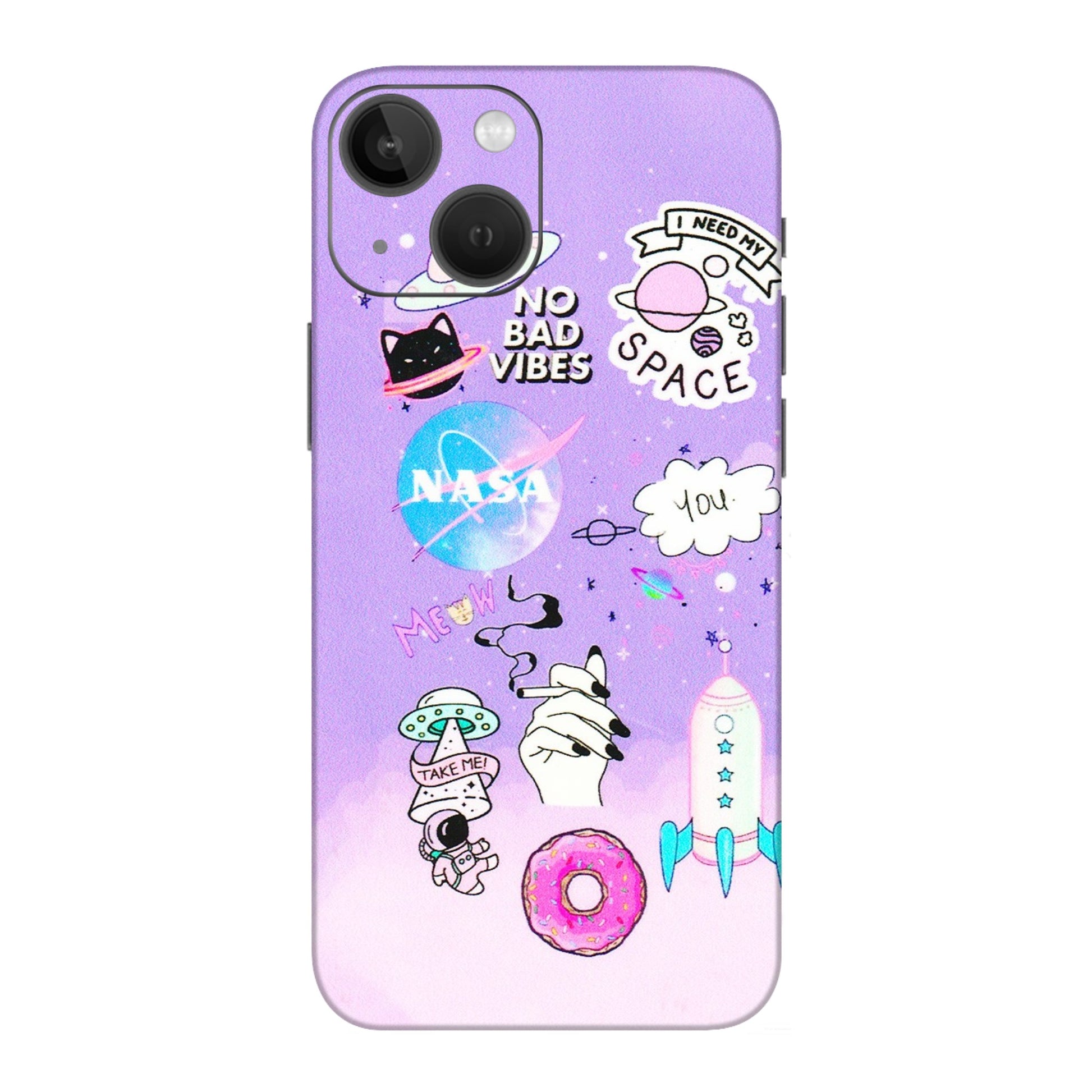 Apple iPhone Skins (All Models) - I Need My Nasa   Skin - 3D Embossed Finish (L-149) iPhone 13 Mini