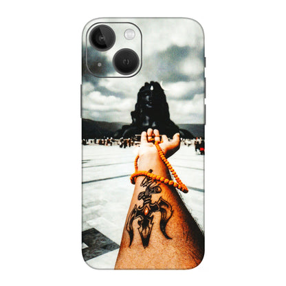 Apple iPhone Skins (All Models) - Jai Adiyogi Mahakaal - 3D Embossed Finish (L-164) iPhone 13 Mini