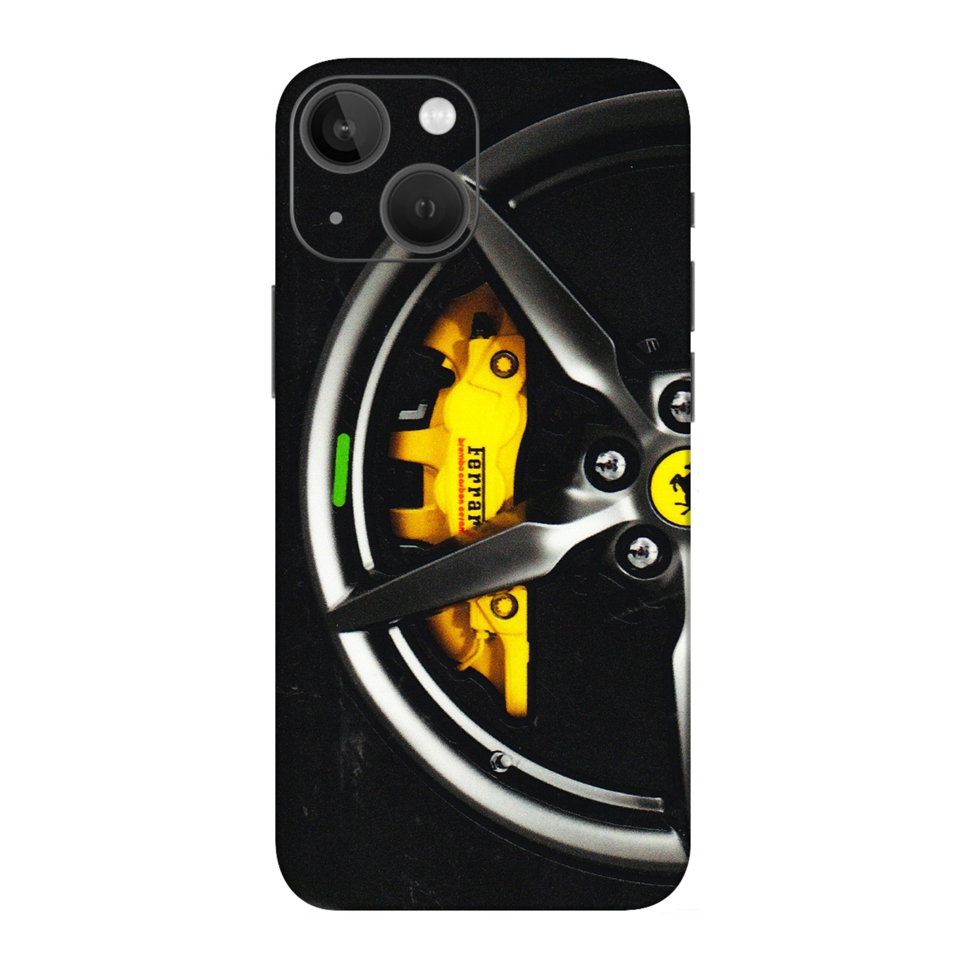 Apple iPhone Skins (All Models) - Ferrari Wheel Alloy - 3D Embossed Finish (L-173) iPhone 13 Mini