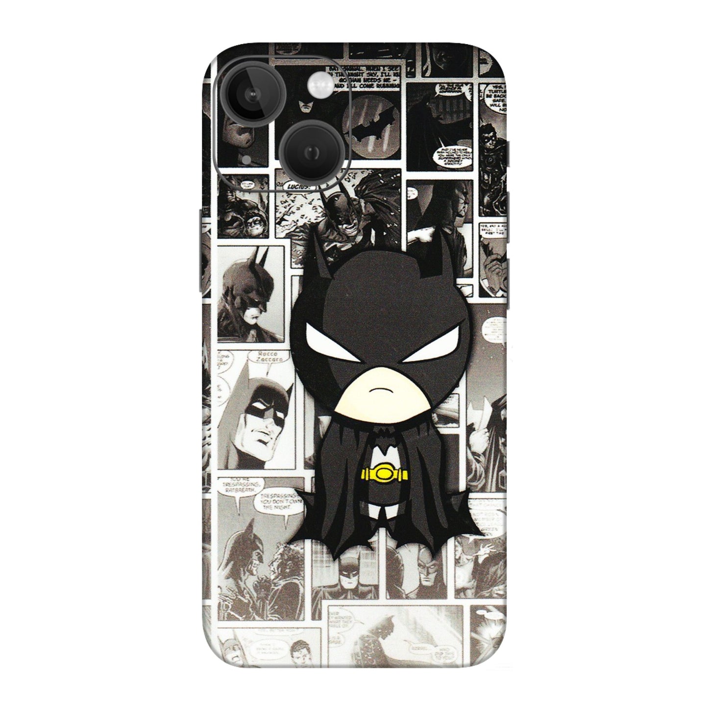 Apple iPhone Skins (All Models) - Toon Batman - 3D Embossed Finish (L-182) iPhone 13 Mini