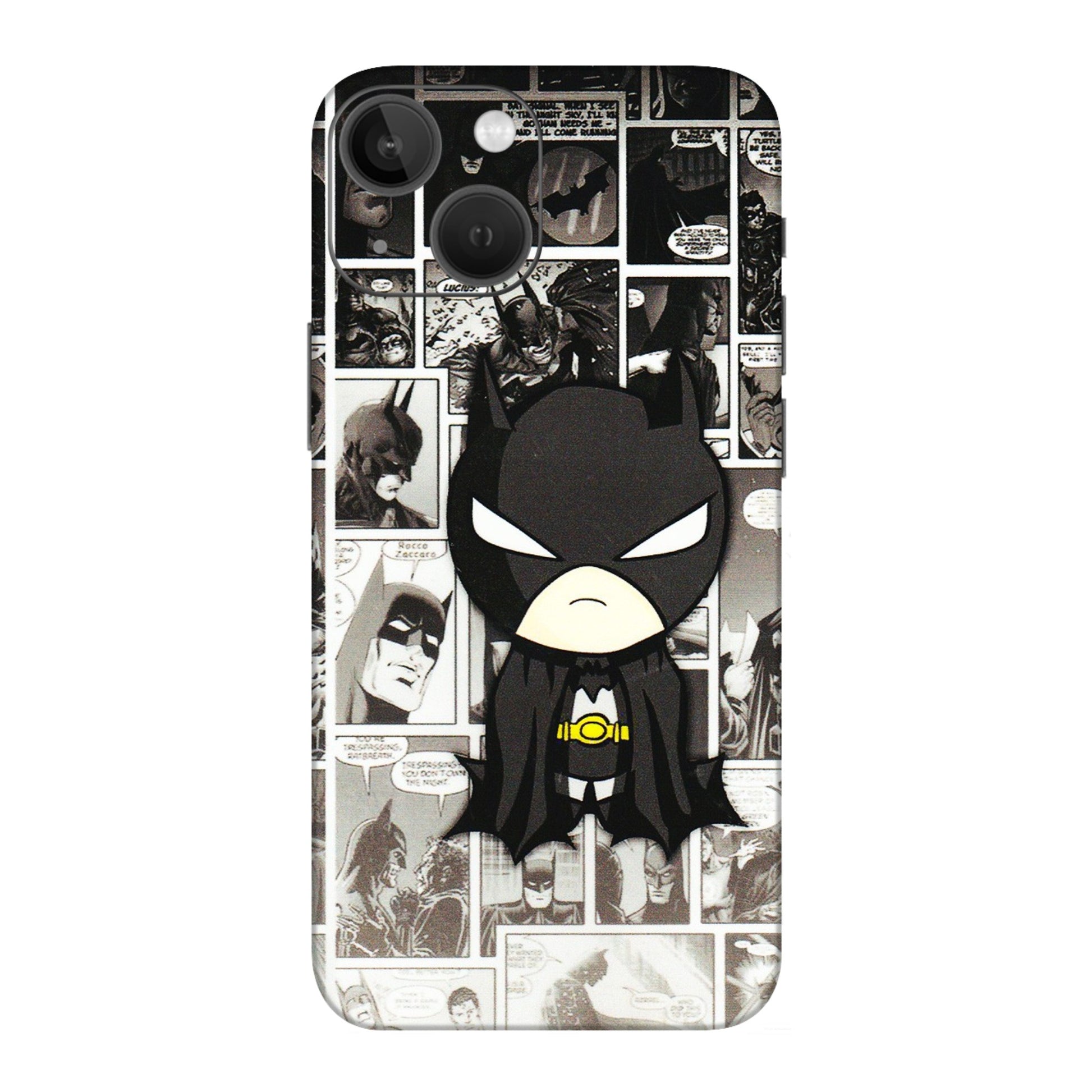 Apple iPhone Skins (All Models) - Toon Batman - 3D Embossed Finish (L-182) iPhone 13 Mini