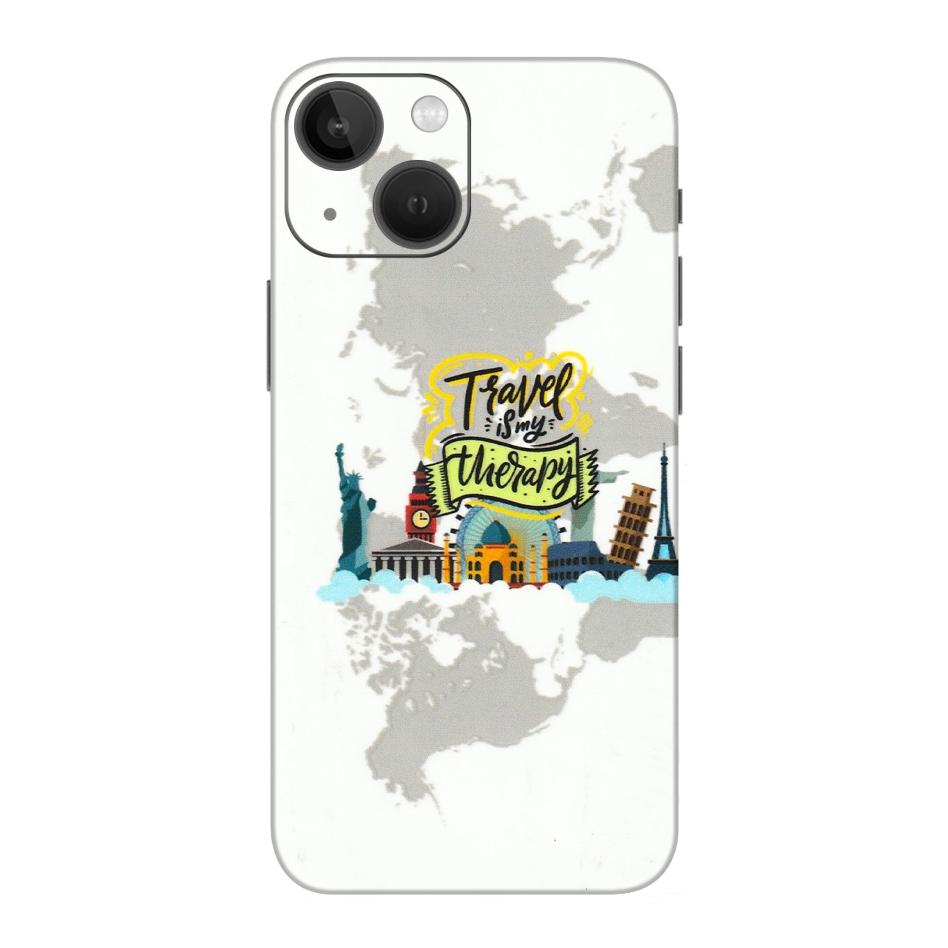 Apple iPhone Skins (All Models) - Travel Therapy - 3D Embossed Finish (L-199) iPhone 13 Mini