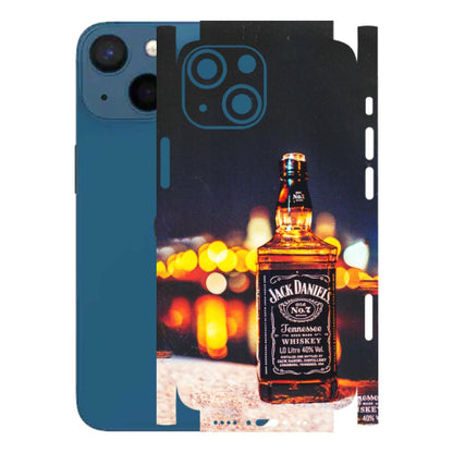 Apple iPhone Skins (All Models) - JD Whiskey Bottle - 3D Embossed Finish (L-20) iPhone 13 Mini
