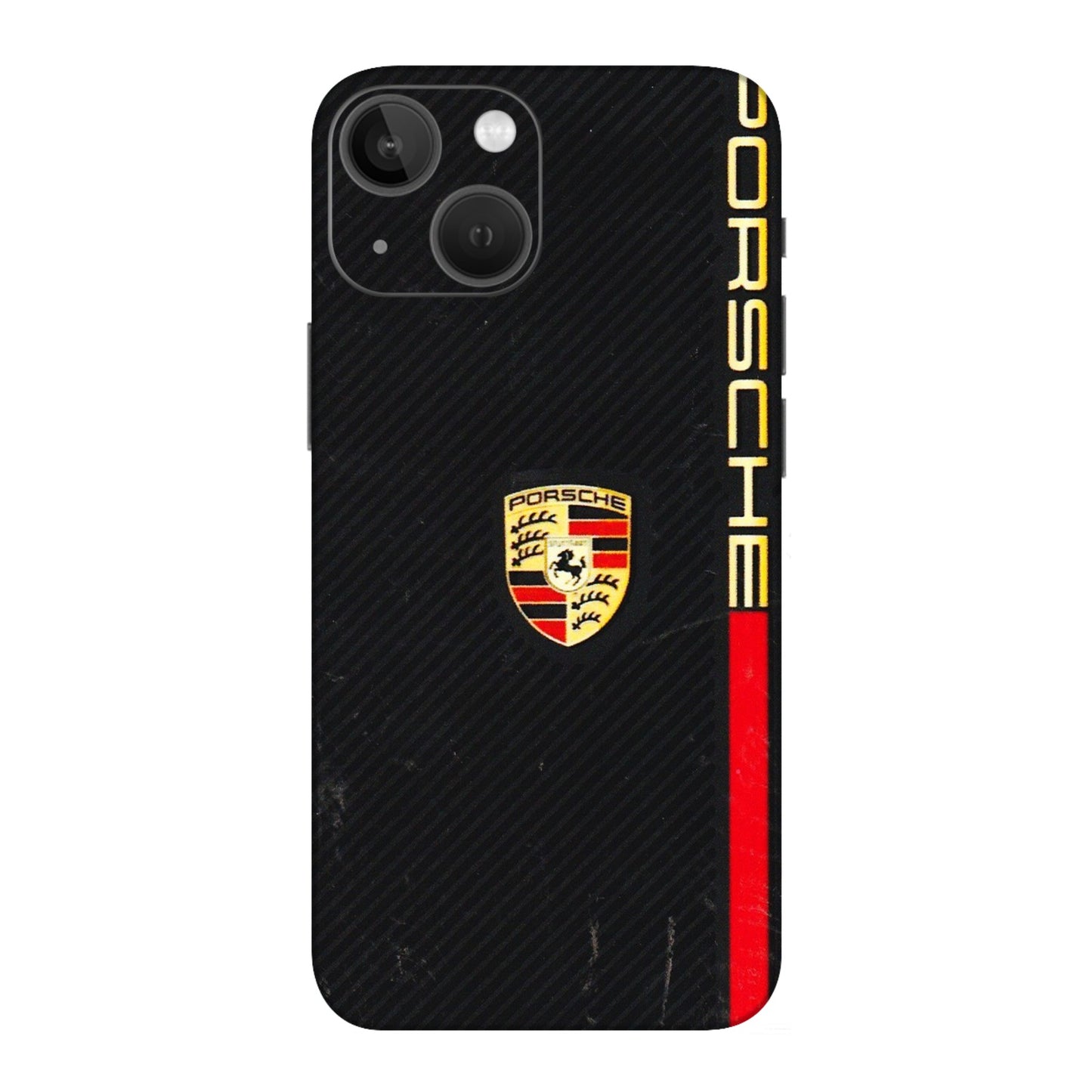Apple iPhone Skins (All Models) - Premium Porsche - 3D Embossed Finish (L-225) iPhone 13 Mini