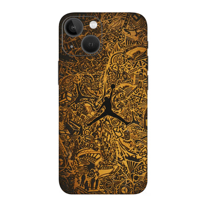 Apple iPhone Skins (All Models) - Premium Gold Basketball Player - 3D Embossed Finish (L-236) iPhone 13 Mini