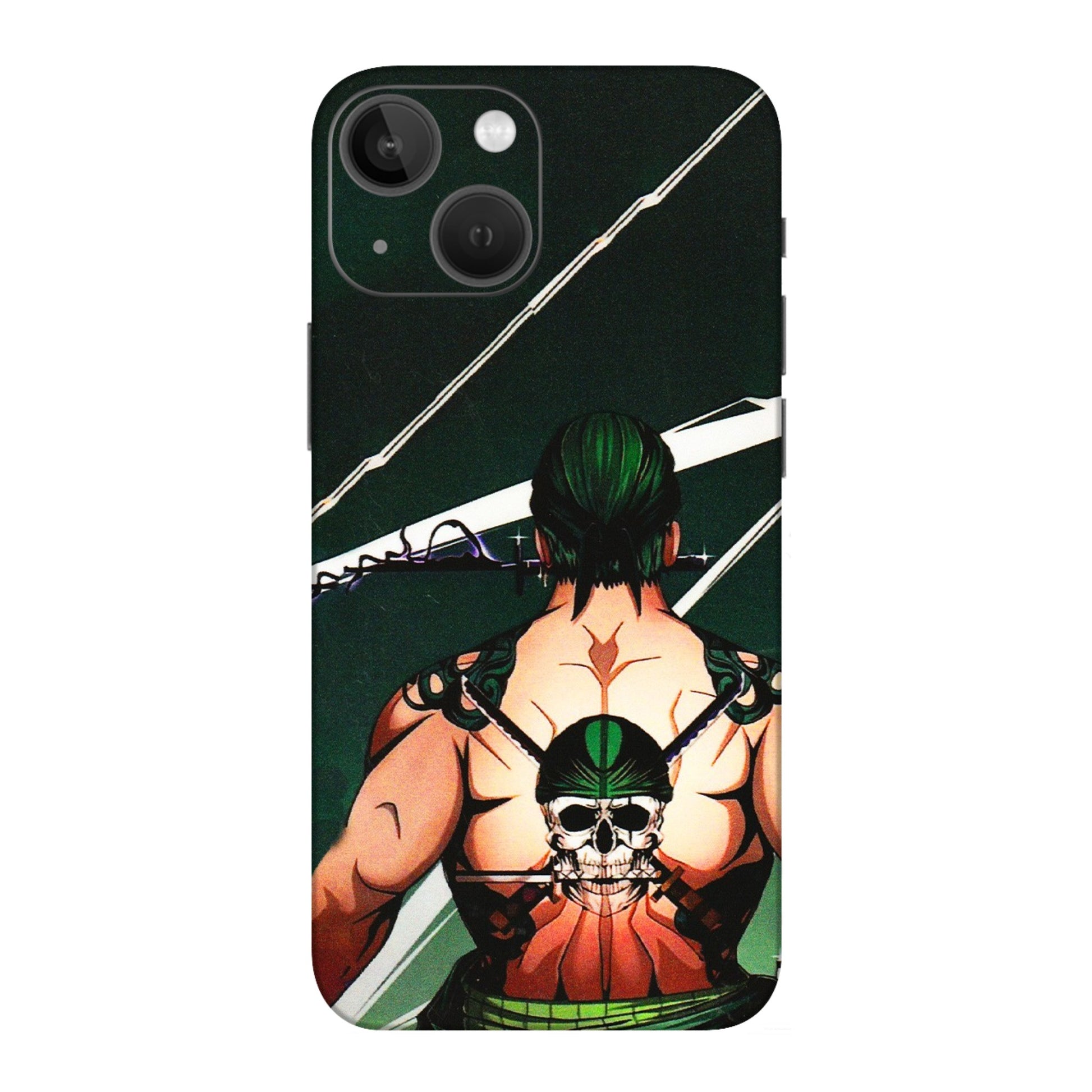 Apple iPhone Skins (All Models) - Zoro Anime - 3D Embossed Finish (L-23) iPhone 13 Mini