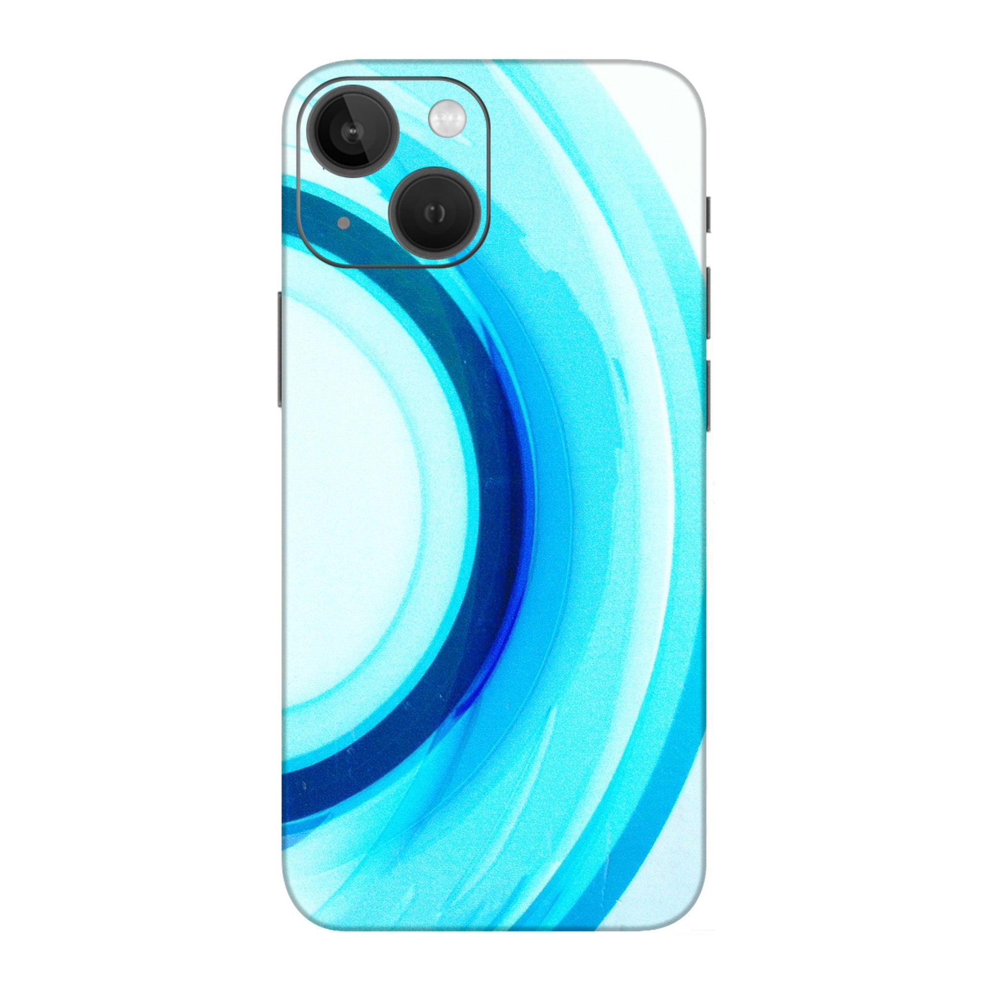 Apple iPhone Skins (All Models) - The Blue Curve - 3D Embossed Finish (L-244) iPhone 13 Mini