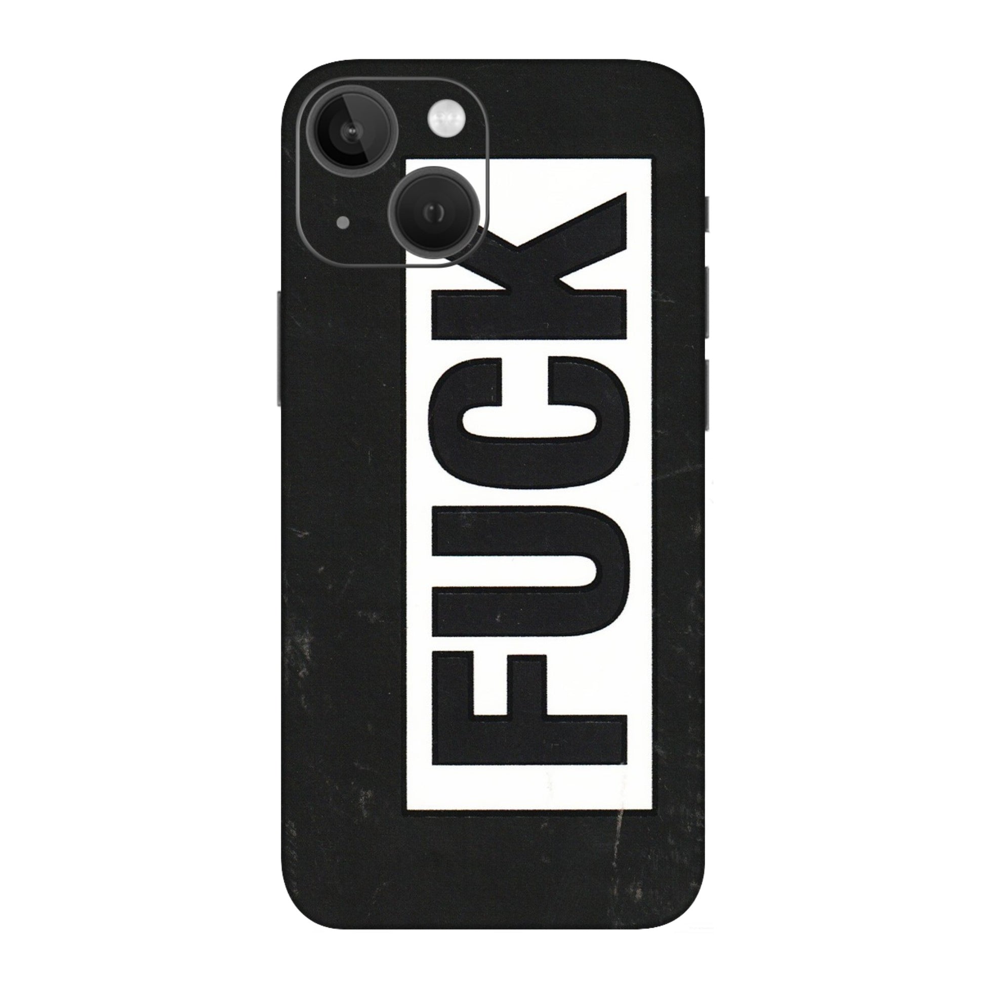 Apple iPhone Skins (All Models) - The F Word - 3D Embossed Finish (L-255) iPhone 13 Mini