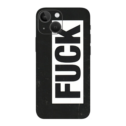 Apple iPhone Skins (All Models) - The F Word - 3D Embossed Finish (L-255) iPhone 13 Mini
