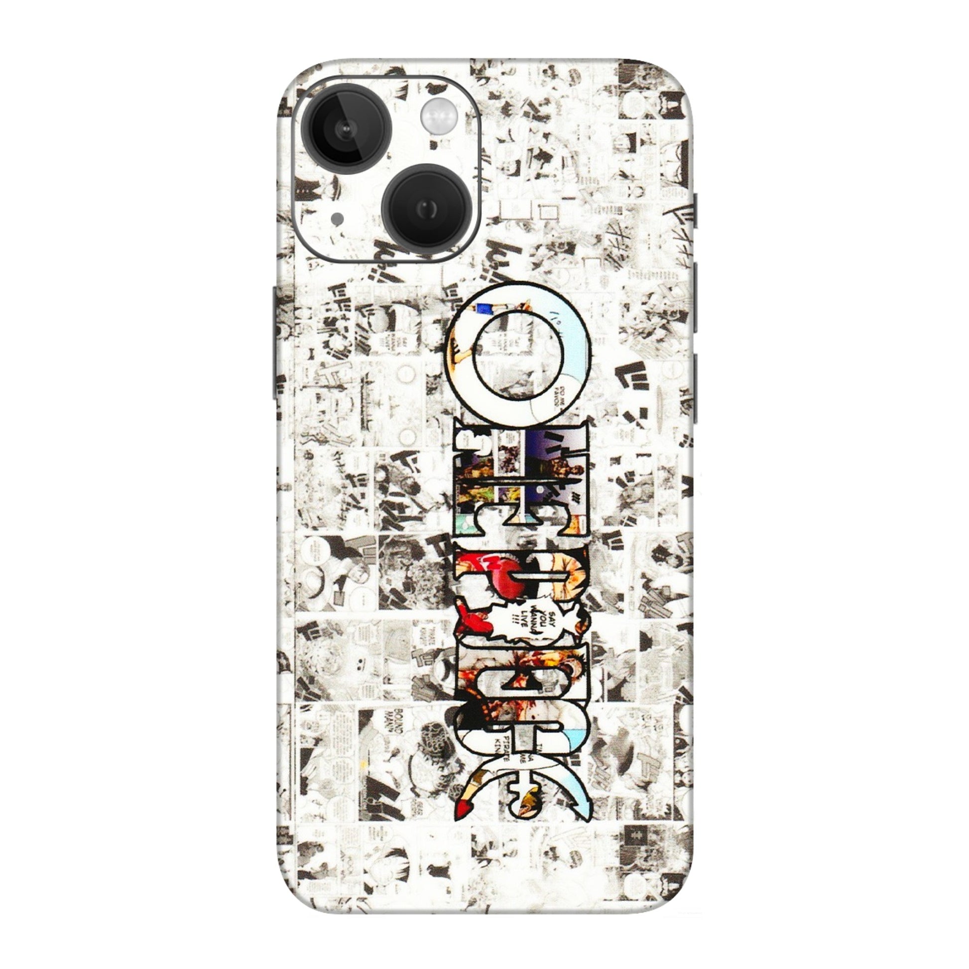 Apple iPhone Skins (All Models) - One Piece Manga - 3D Embossed Finish (L-26) iPhone 13 Mini