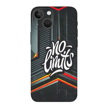Apple iPhone Skins (All Models) - No Limits - 3D Embossed Finish (L-286) iPhone 13 Mini