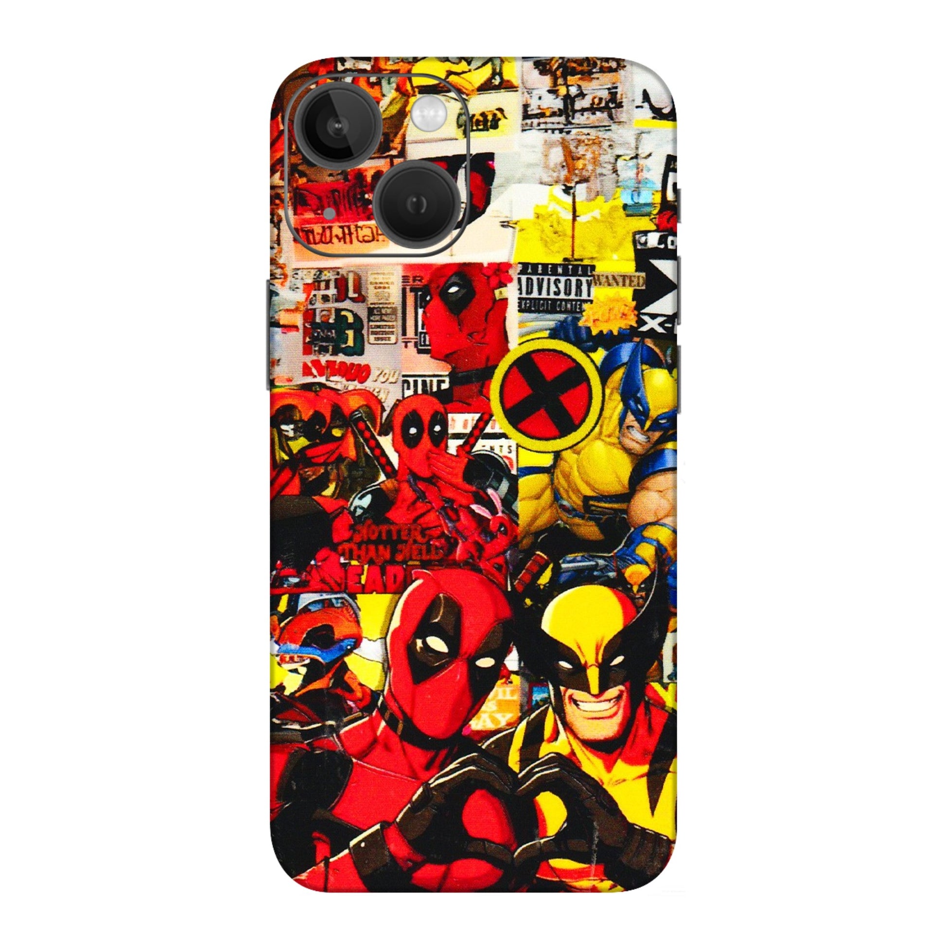 Apple iPhone Skins (All Models) - Spidy Wolverine - 3D Embossed Finish (L-310) iPhone 13 Mini