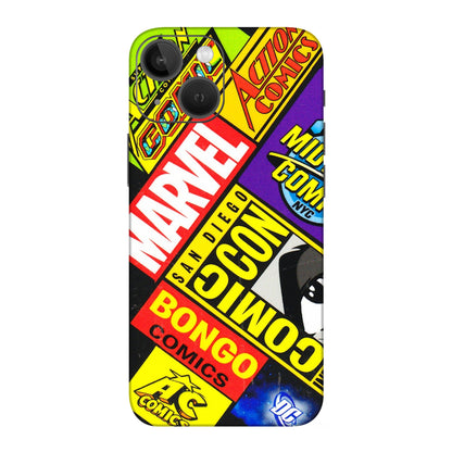 Apple iPhone Skins (All Models) - Bongo Comic Con - 3D Embossed Finish (L-325) iPhone 13 Mini